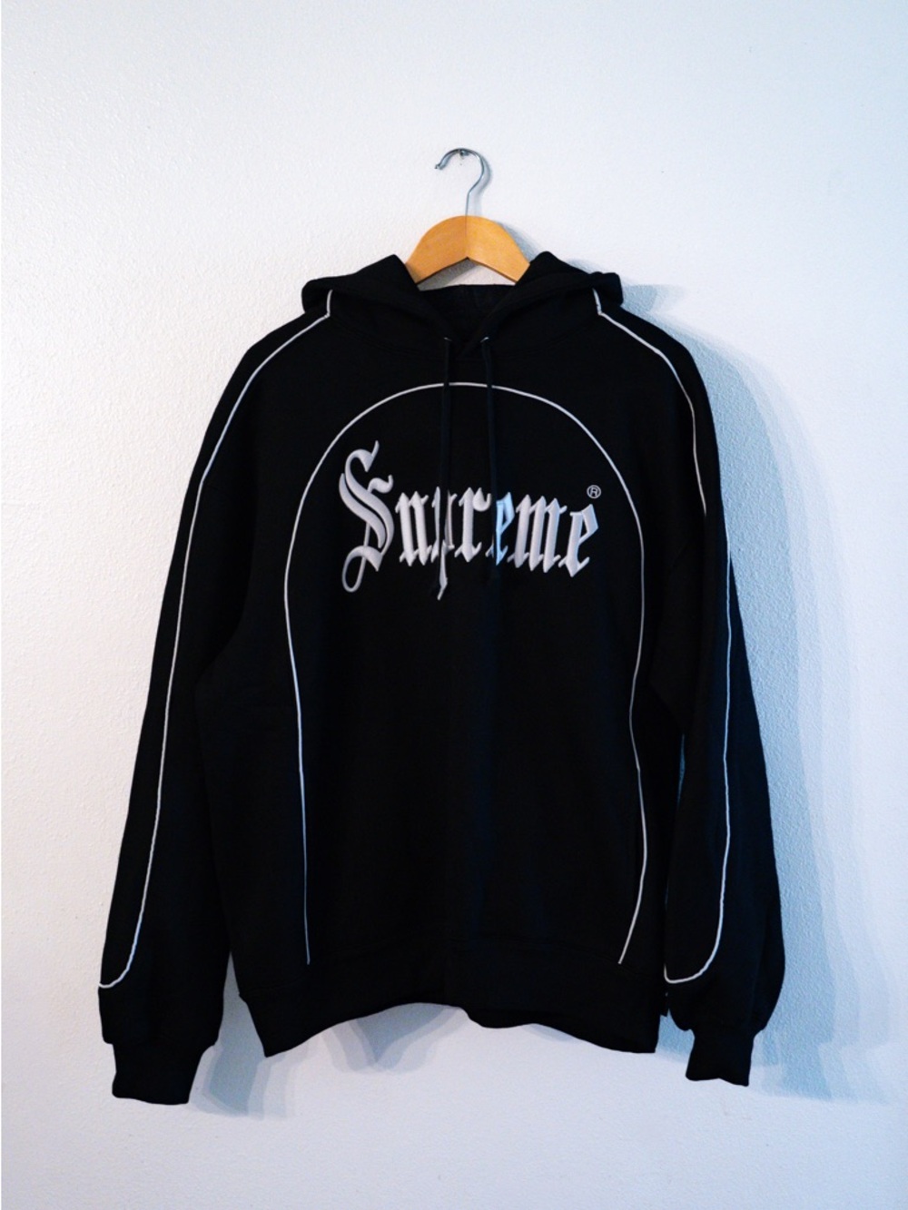 Supreme Piping Old English Hoodie